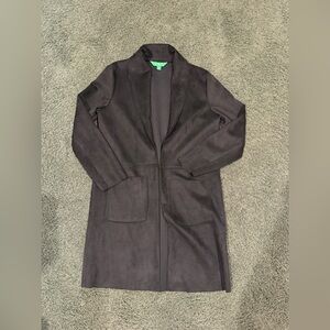 Dip Black Long Coat